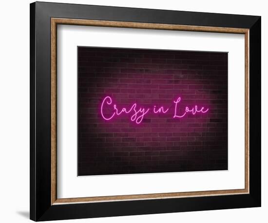 Neon Love II-Grace Popp-Framed Premium Giclee Print