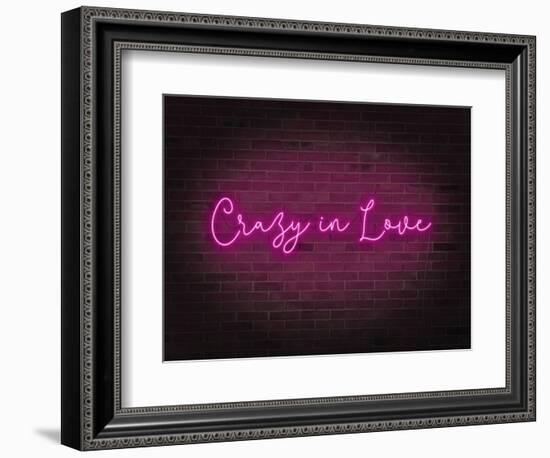 Neon Love II-Grace Popp-Framed Premium Giclee Print