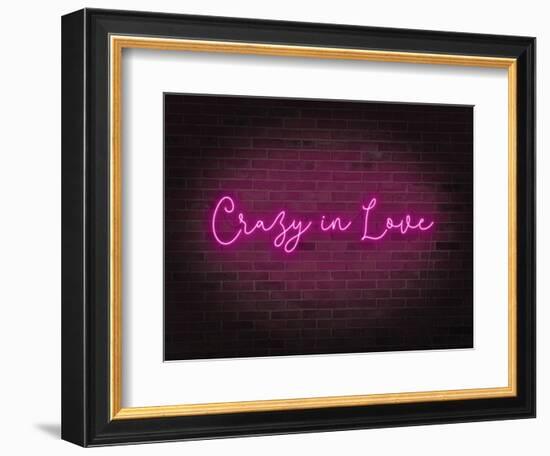 Neon Love II-Grace Popp-Framed Premium Giclee Print