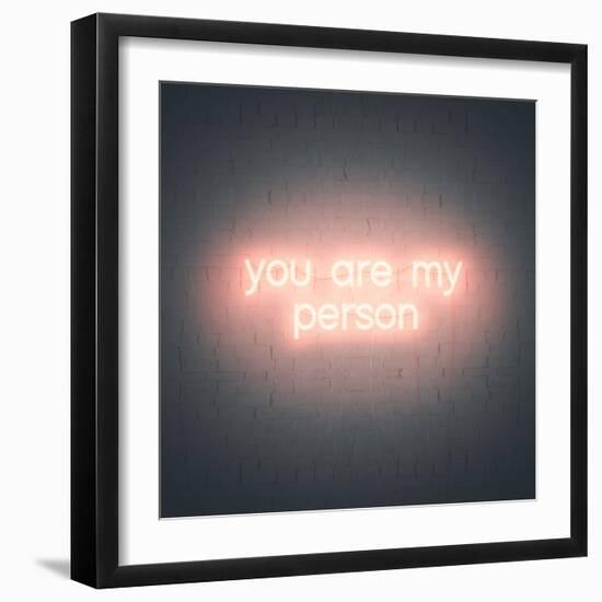 Neon Love IV-Grace Popp-Framed Art Print