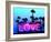 Neon Love Palms PB-Hailey Carr-Framed Art Print