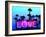 Neon Love Palms PB-Hailey Carr-Framed Art Print