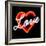 Neon Love RB-Hailey Carr-Framed Art Print