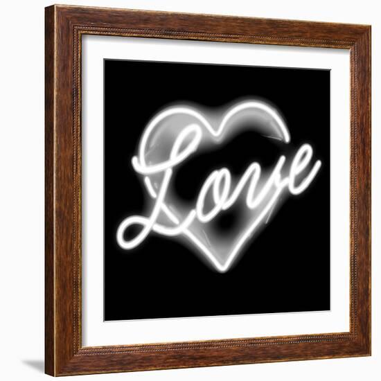 Neon Love WB-Hailey Carr-Framed Art Print