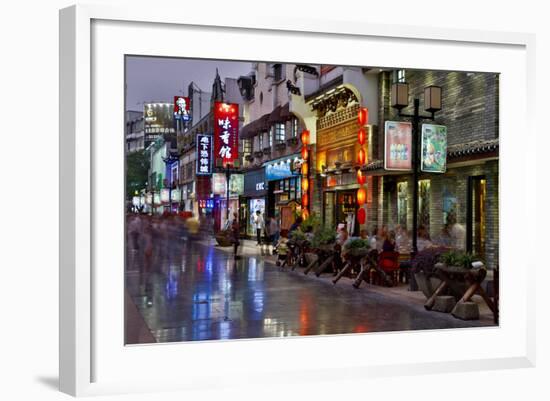 Neon Market Street, Guilin, China-Darrell Gulin-Framed Photographic Print