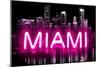 Neon Miami PB-Hailey Carr-Mounted Art Print