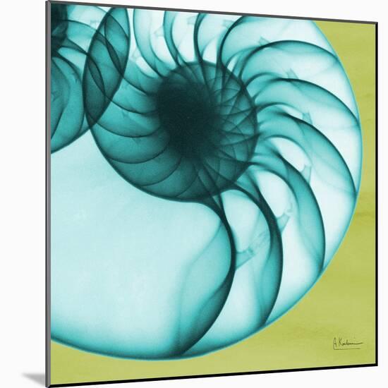 Neon Nautilus-Albert Koetsier-Mounted Premium Giclee Print