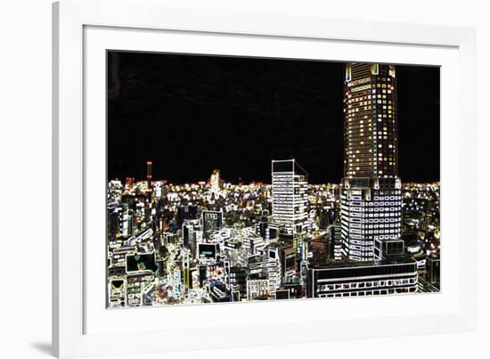 Neon Nights I-Tony Koukos-Framed Giclee Print