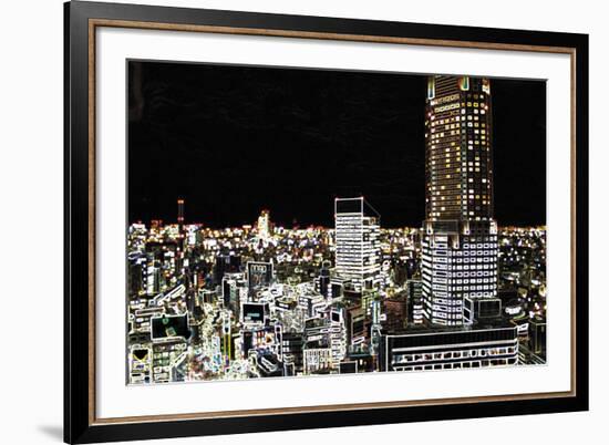 Neon Nights I-Tony Koukos-Framed Giclee Print