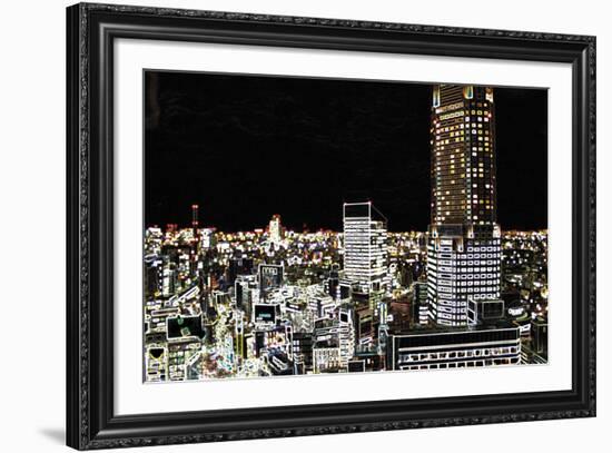 Neon Nights I-Tony Koukos-Framed Giclee Print