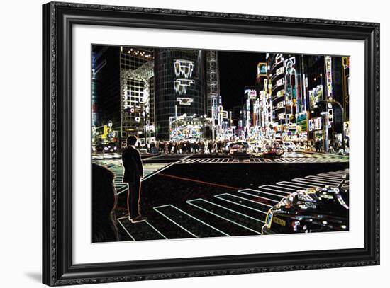 Neon Nights II-Tony Koukos-Framed Giclee Print