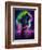 Neon Oak Tree-null-Framed Premium Giclee Print