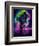 Neon Oak Tree-null-Framed Premium Giclee Print