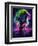 Neon Oak Tree-null-Framed Premium Giclee Print