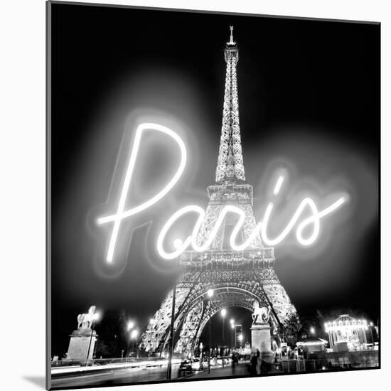 Neon Paris WB-Hailey Carr-Mounted Art Print