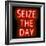 Neon Seize The Day RB-Hailey Carr-Framed Art Print