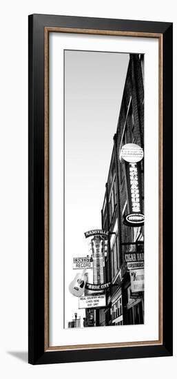 Neon Signs at Dusk, Nashville, Tennessee, USA-null-Framed Photographic Print