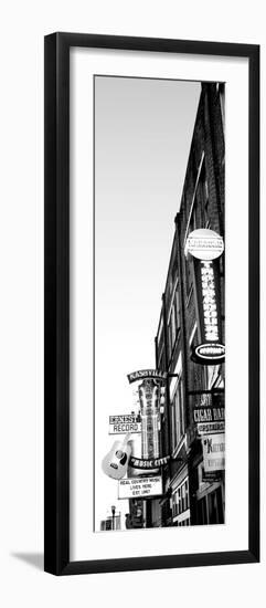 Neon Signs at Dusk, Nashville, Tennessee, USA-null-Framed Photographic Print