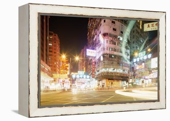 Neon Signs of Tsim Sha Tsui-Paul Souders-Framed Premier Image Canvas