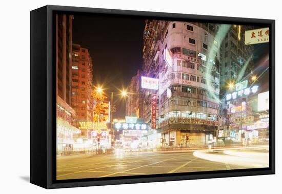 Neon Signs of Tsim Sha Tsui-Paul Souders-Framed Premier Image Canvas