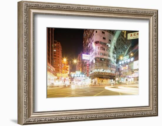 Neon Signs of Tsim Sha Tsui-Paul Souders-Framed Photographic Print