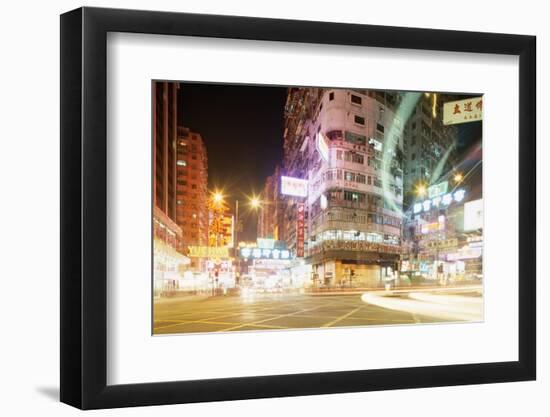 Neon Signs of Tsim Sha Tsui-Paul Souders-Framed Photographic Print