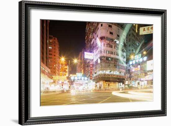 Neon Signs of Tsim Sha Tsui-Paul Souders-Framed Photographic Print