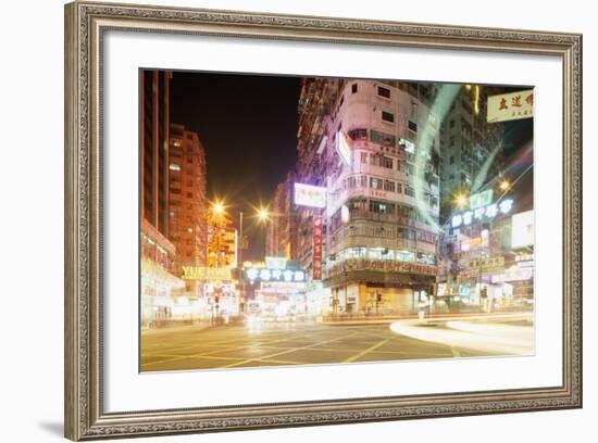 Neon Signs of Tsim Sha Tsui-Paul Souders-Framed Photographic Print