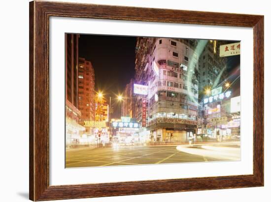 Neon Signs of Tsim Sha Tsui-Paul Souders-Framed Photographic Print