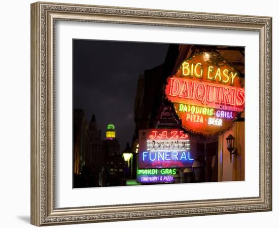 Neon Signs the French Quarter-Carol Highsmith-Framed Photo