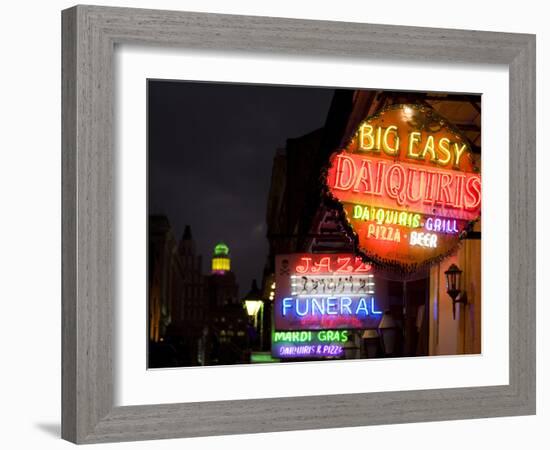 Neon Signs the French Quarter-Carol Highsmith-Framed Photo