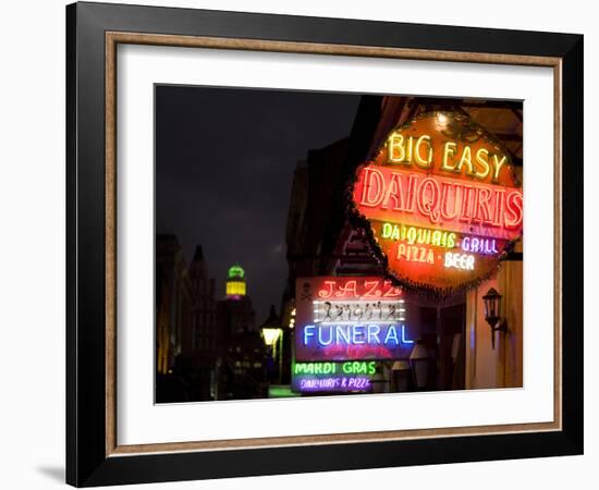 Neon Signs the French Quarter-Carol Highsmith-Framed Photo