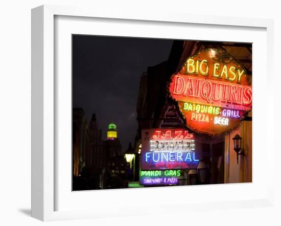 Neon Signs the French Quarter-Carol Highsmith-Framed Photo