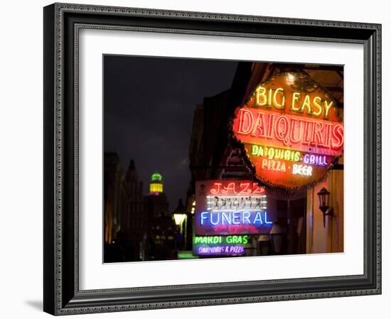 Neon Signs the French Quarter-Carol Highsmith-Framed Photo