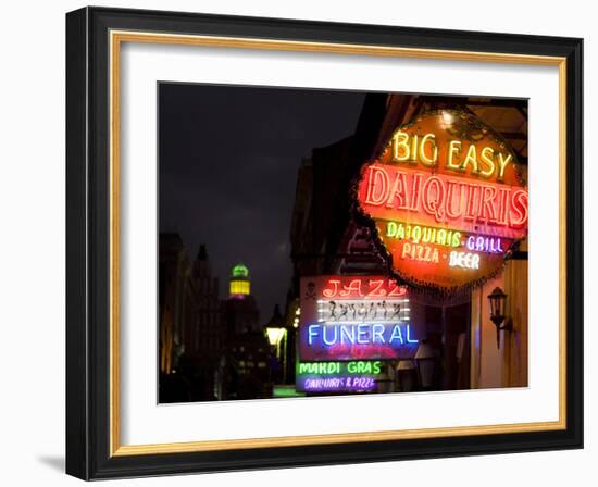 Neon Signs the French Quarter-Carol Highsmith-Framed Photo