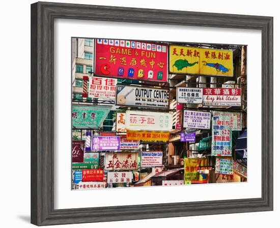 Neon Sings, Hong Kong, China-Julie Eggers-Framed Photographic Print