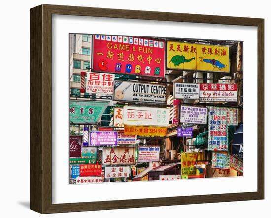 Neon Sings, Hong Kong, China-Julie Eggers-Framed Photographic Print