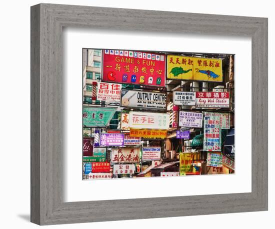 Neon Sings, Hong Kong, China-Julie Eggers-Framed Photographic Print