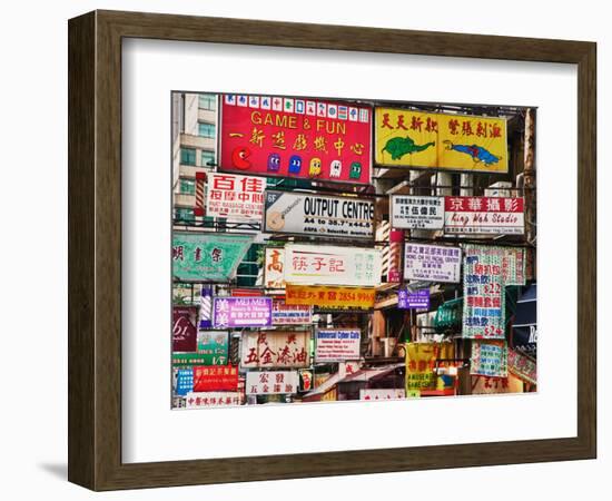 Neon Sings, Hong Kong, China-Julie Eggers-Framed Photographic Print