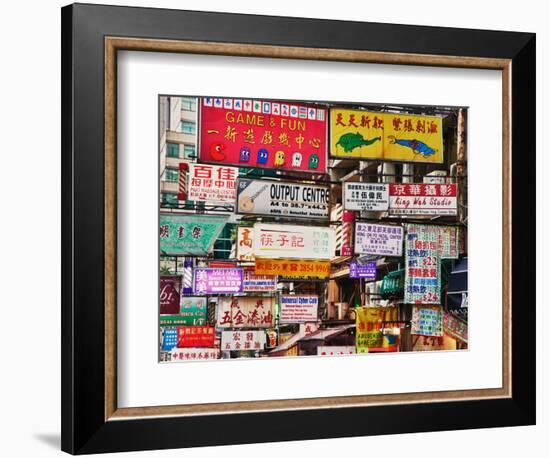 Neon Sings, Hong Kong, China-Julie Eggers-Framed Photographic Print