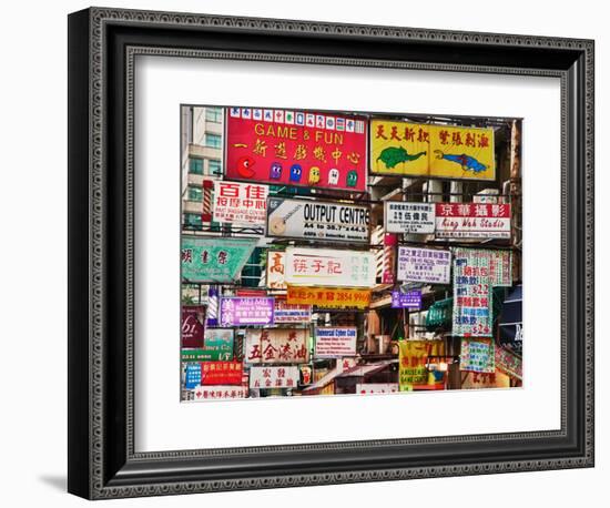 Neon Sings, Hong Kong, China-Julie Eggers-Framed Photographic Print