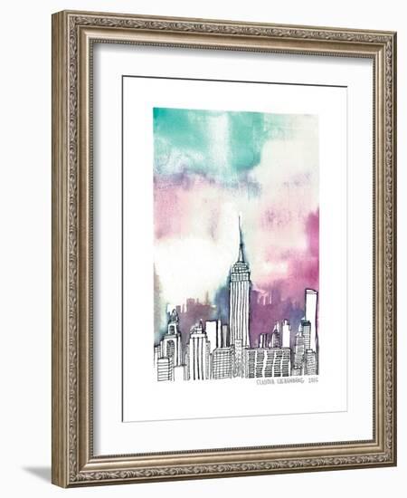 Neon Sky-Claudia Liebenberg-Framed Art Print