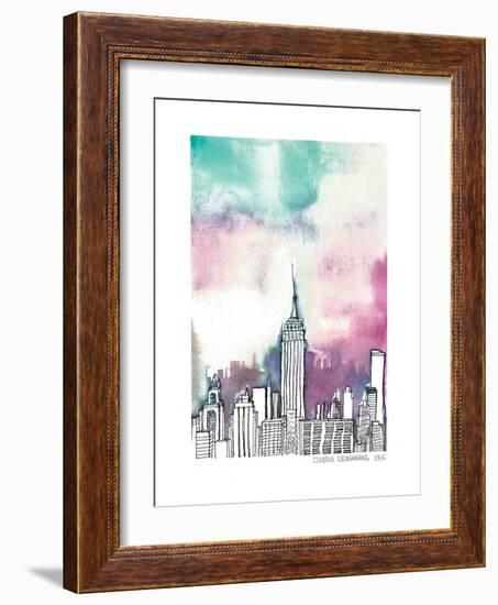 Neon Sky-Claudia Liebenberg-Framed Art Print