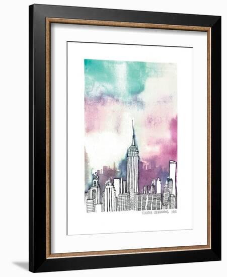 Neon Sky-Claudia Liebenberg-Framed Art Print