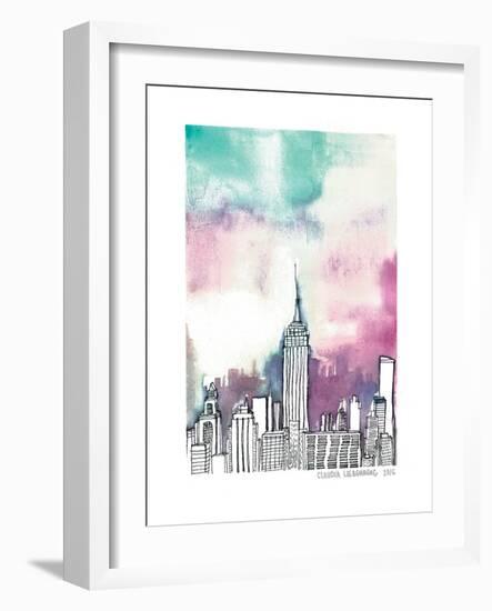 Neon Sky-Claudia Liebenberg-Framed Art Print