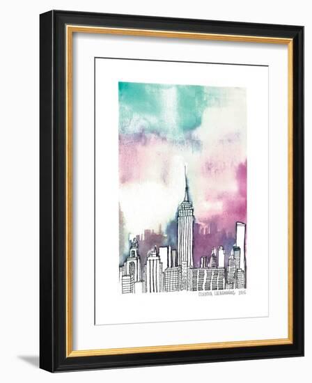 Neon Sky-Claudia Liebenberg-Framed Art Print