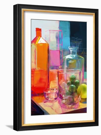 Neon Still Life No 2-Treechild-Framed Giclee Print