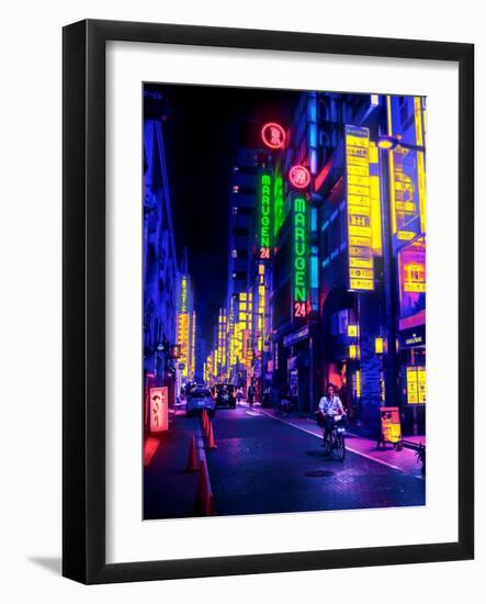 Neon Street-Ritvik takkar-Framed Giclee Print