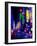 Neon Street-Ritvik takkar-Framed Giclee Print