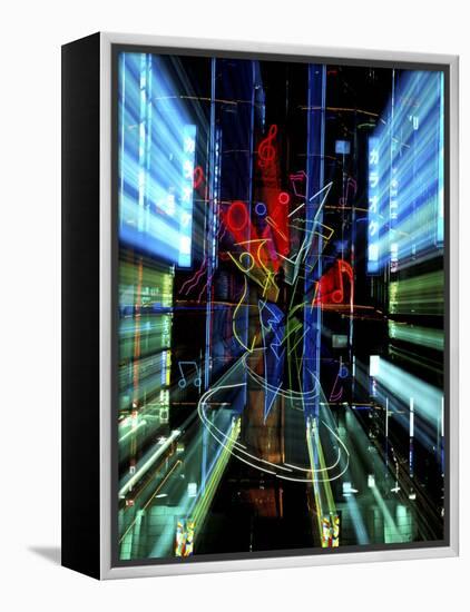 Neon, Tokyo, Japan-Rob Tilley-Framed Premier Image Canvas